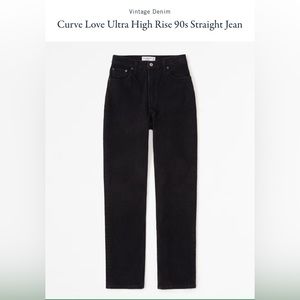 Curve Love Ultra High Rise 90s Straight Jean